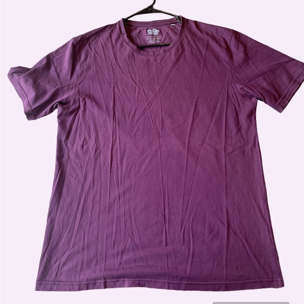 Worn summer lightweight purple t shirt!